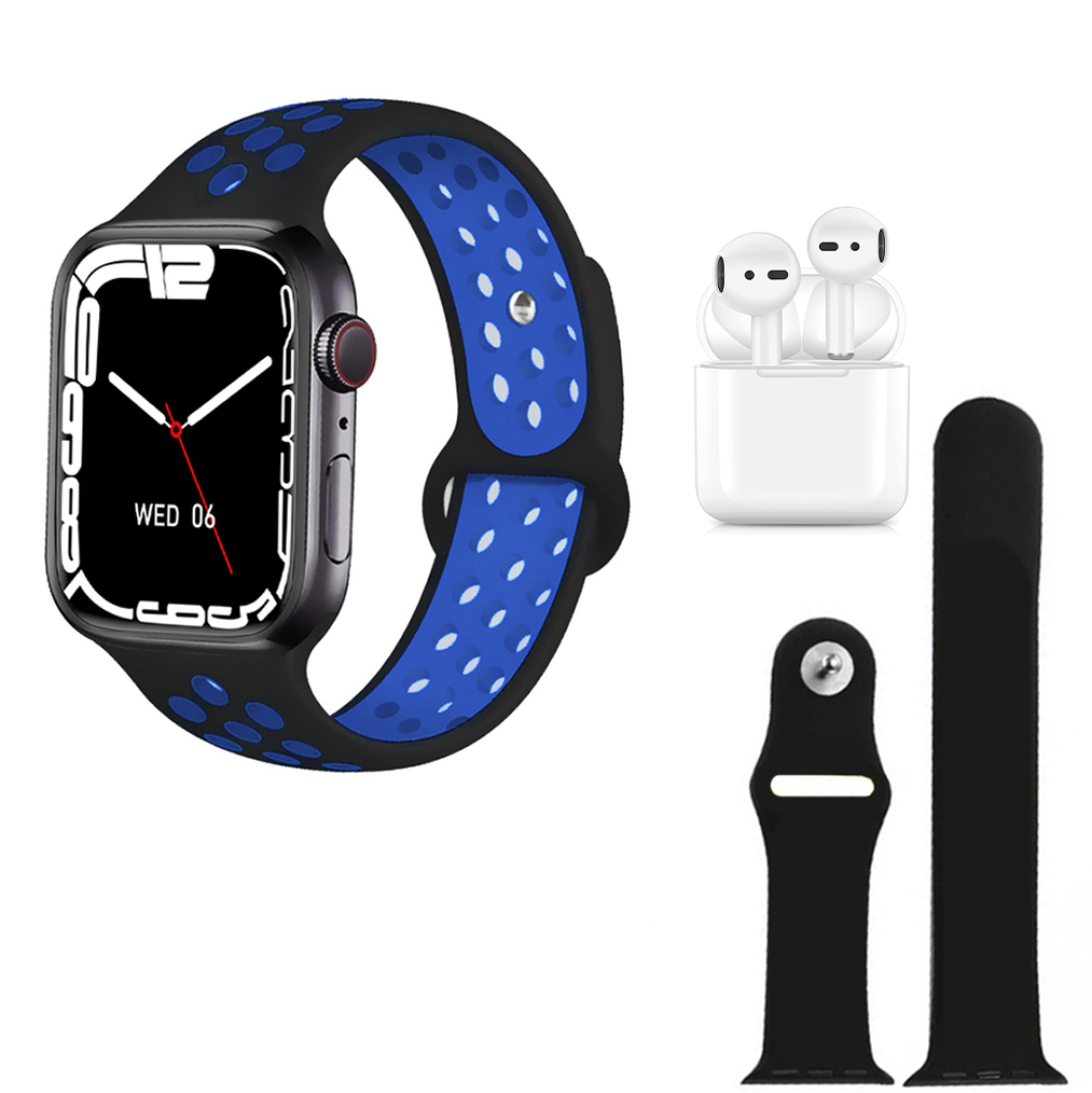 Smartwatch W26 PRO MAX Série 8 avec écouteurs et double sangle de sport Fitness