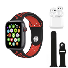 Smartwatch W26 PRO MAX Série 8 avec écouteurs et double sangle de sport Fitness