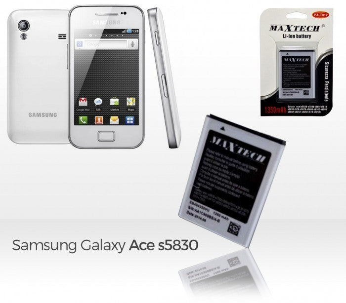 Batterie compatible Samsung Galaxy Ace - MaxTech batterie Li-ion 1350mAh T012