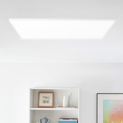 Plafonnier LED 50W Lumière Blanche 6000K Lampe Carrée Intérieure Mince