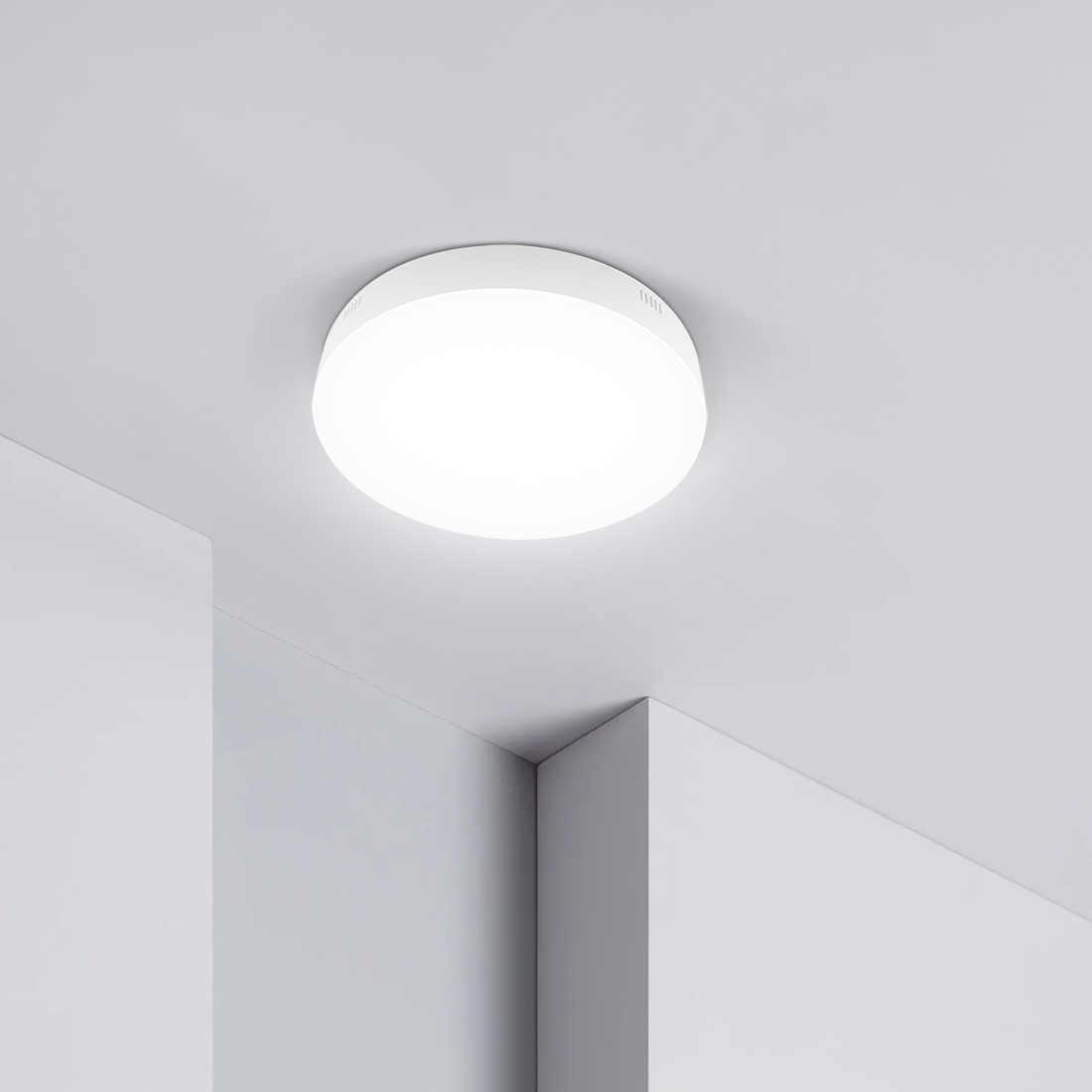 Plafonnier LED orbital 32W lumière blanche 6000K Applique ronde mince