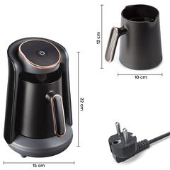 Bouilloire électrique à café turc avec cafetière à cruche Capacité 600W 4 tasses