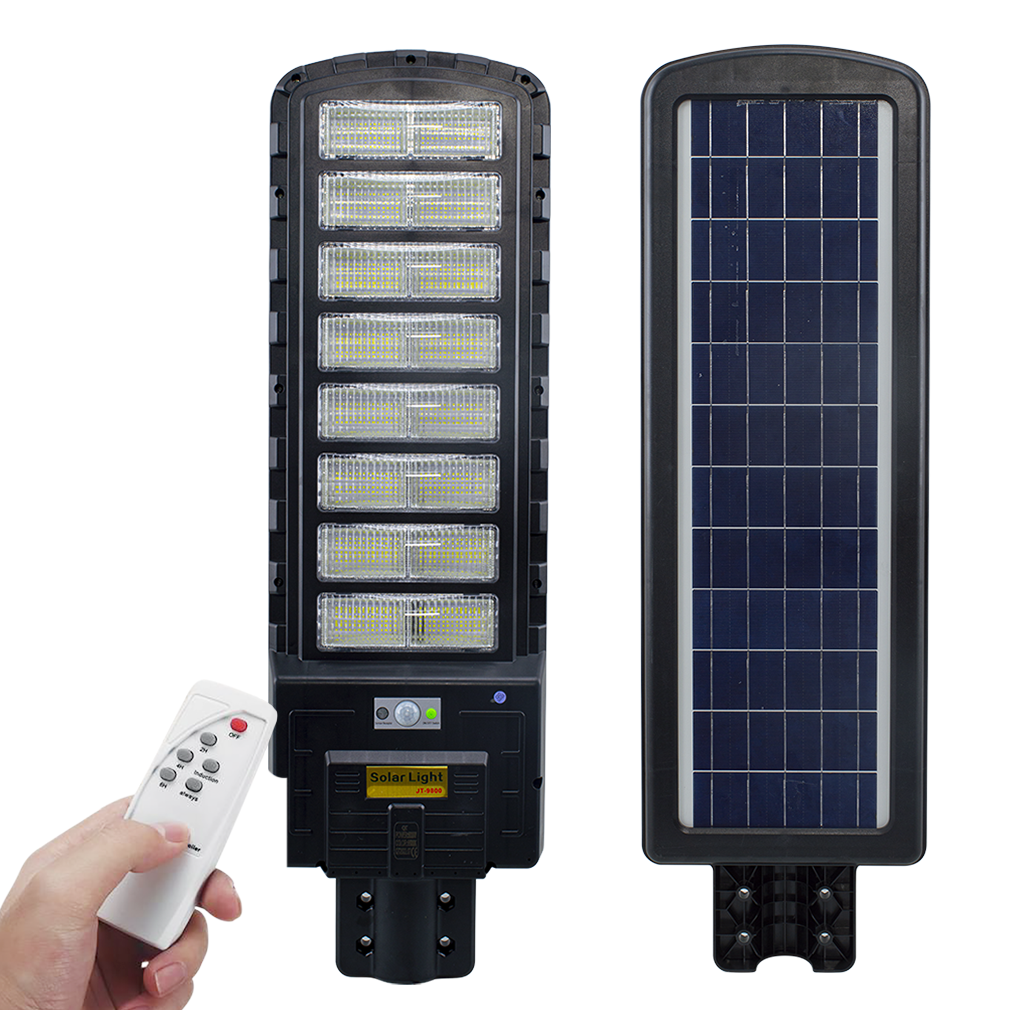 508255 Lampadaire charge solaire 800W détecteur de mouvement et télécommande