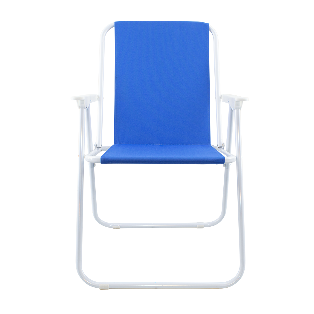 Chaise de jardin pliante en acier Sea Beach Relax pour le camping