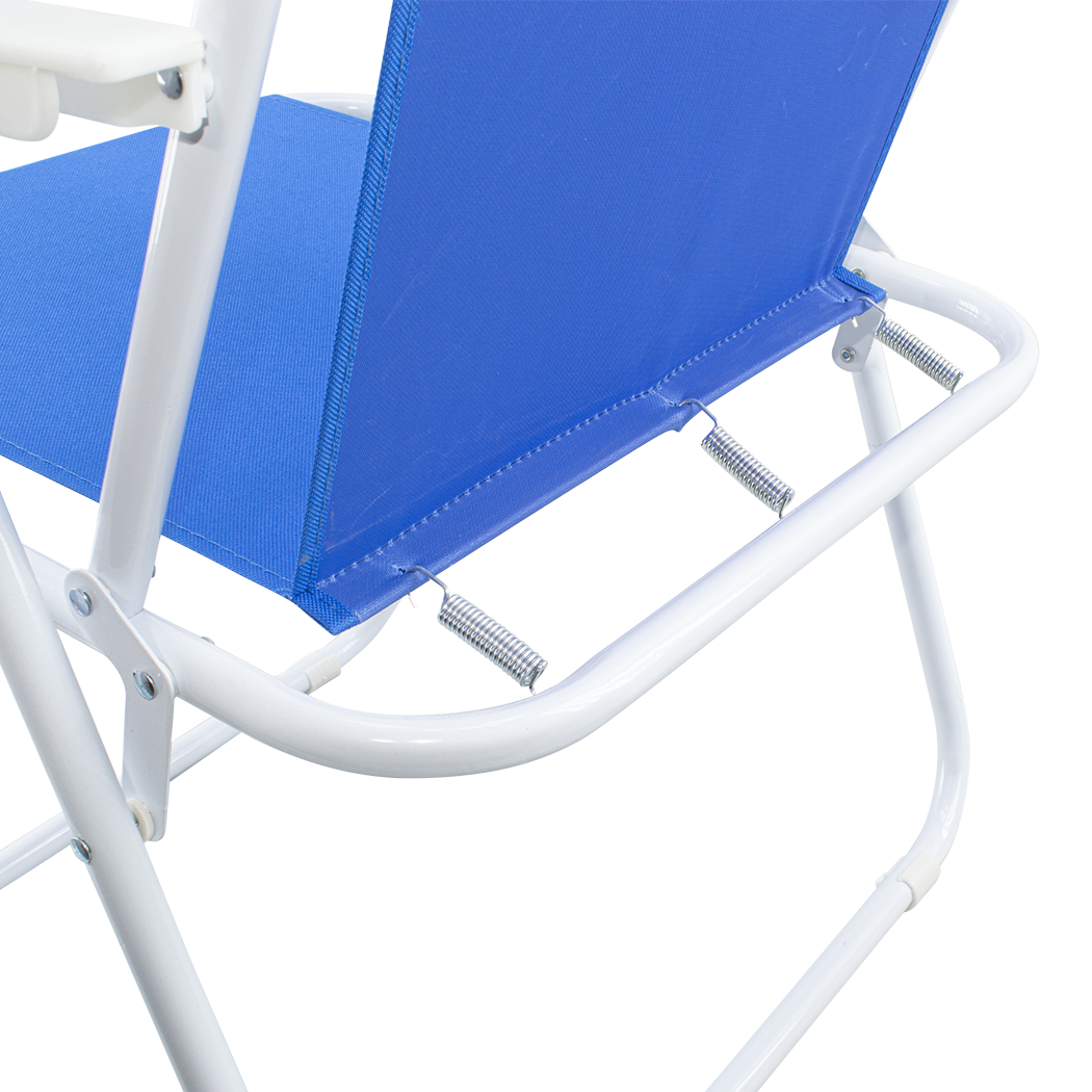 Chaise de jardin pliante en acier Sea Beach Relax pour le camping