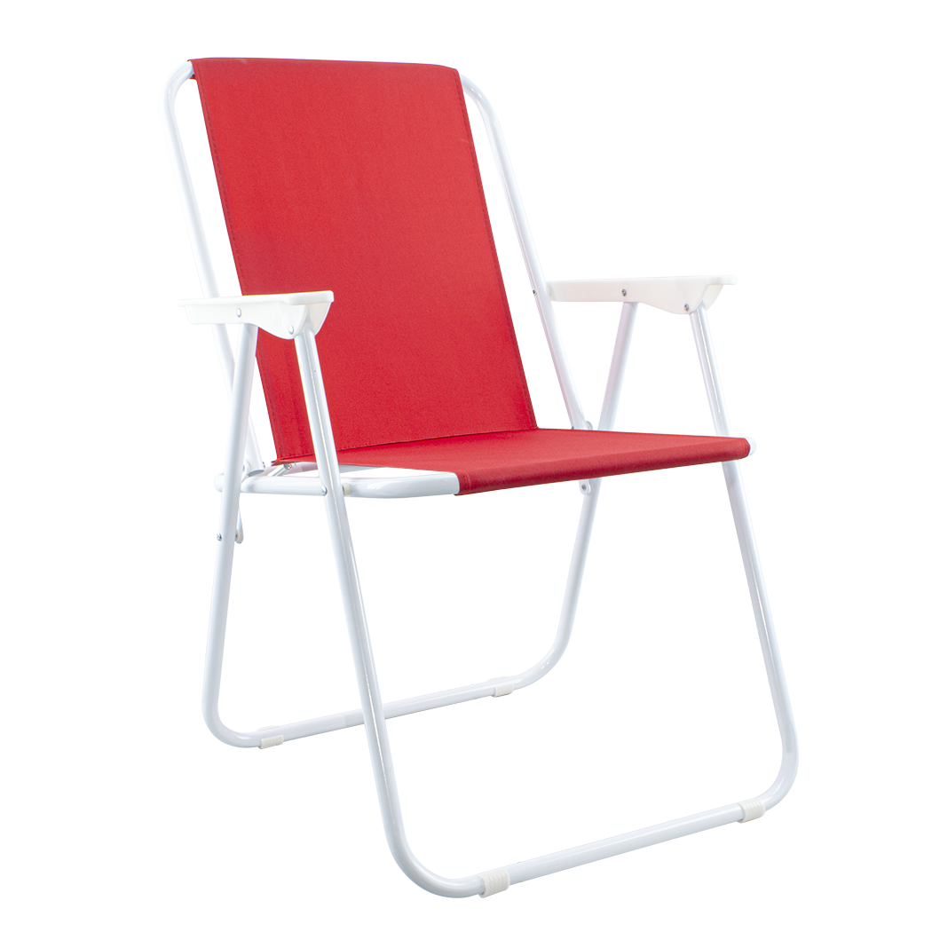 Chaise de jardin pliante en acier Sea Beach Relax pour le camping