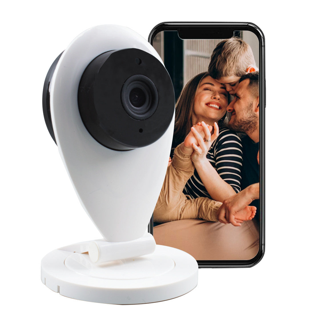 Caméra IP HD Wi-Fi P2P Vidéosurveillance Smartphone Télécommande
