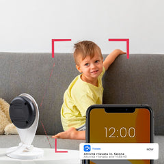 Caméra IP HD Wi-Fi P2P Vidéosurveillance Smartphone Télécommande