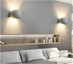 Applique en plâtre GS-5017 G9 Montage mural Double émission lumineuse