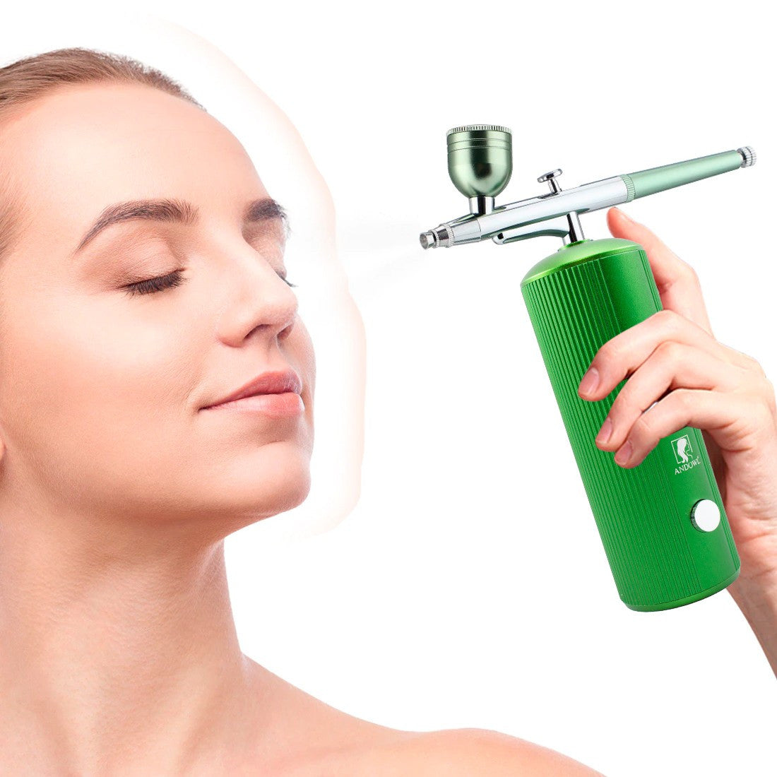 Nébuliseur d'aérographe rechargeable pour le soins de la peau le visage le corps
