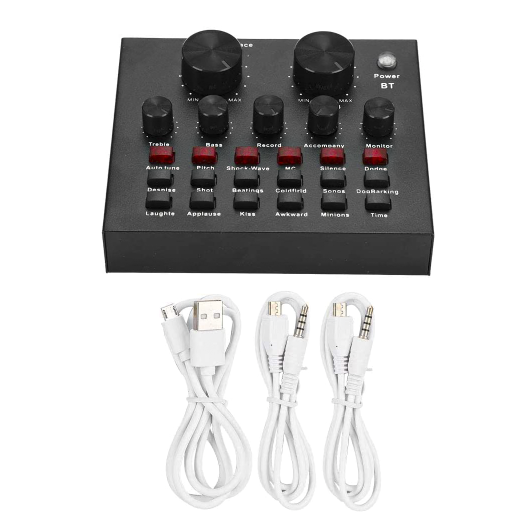 Kit microphone à condensateur pour PC avec filtre anti-pop de carte son trépied