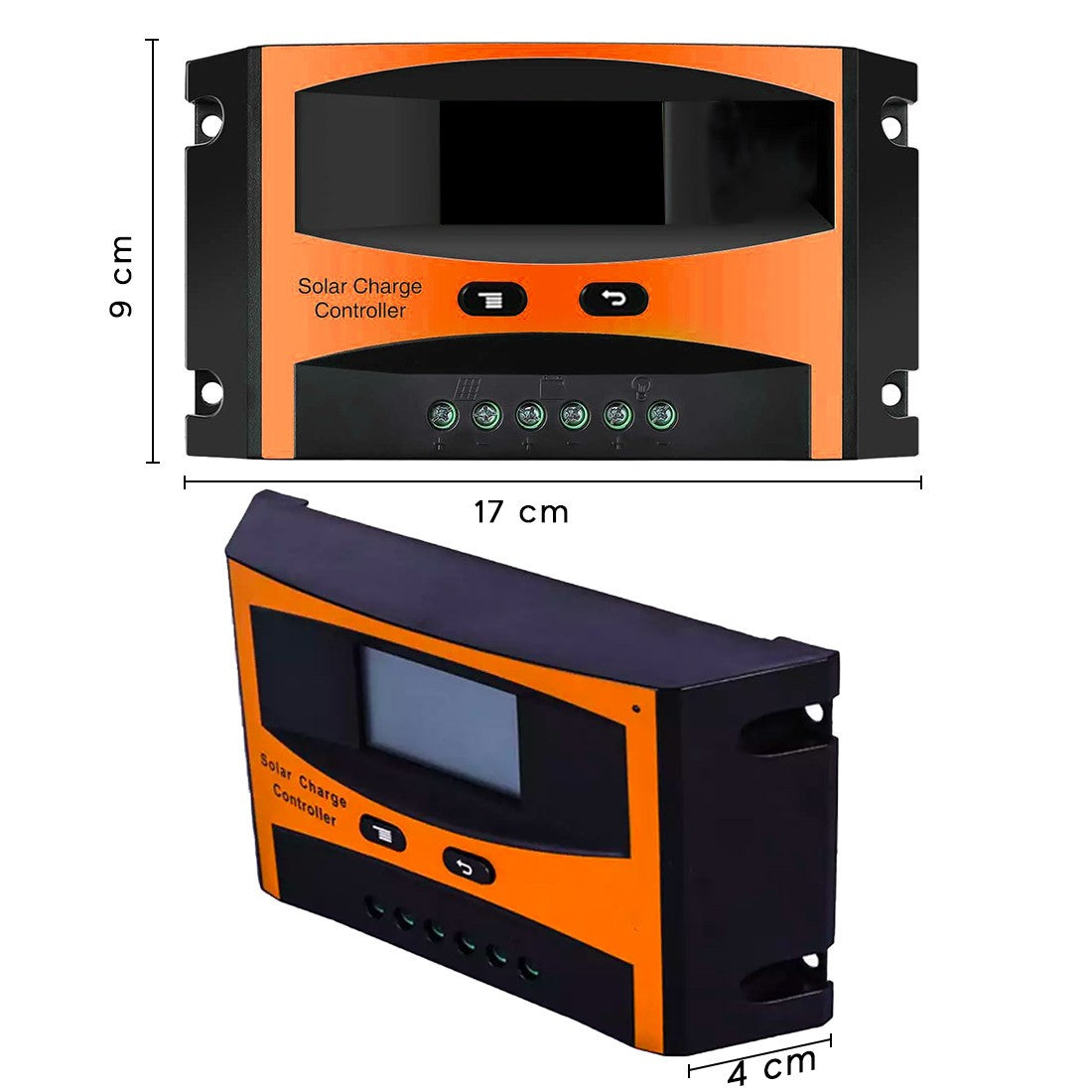 Contrôleur de charge de panneau solaire 10A Fusible PWM Monitor avec affichage