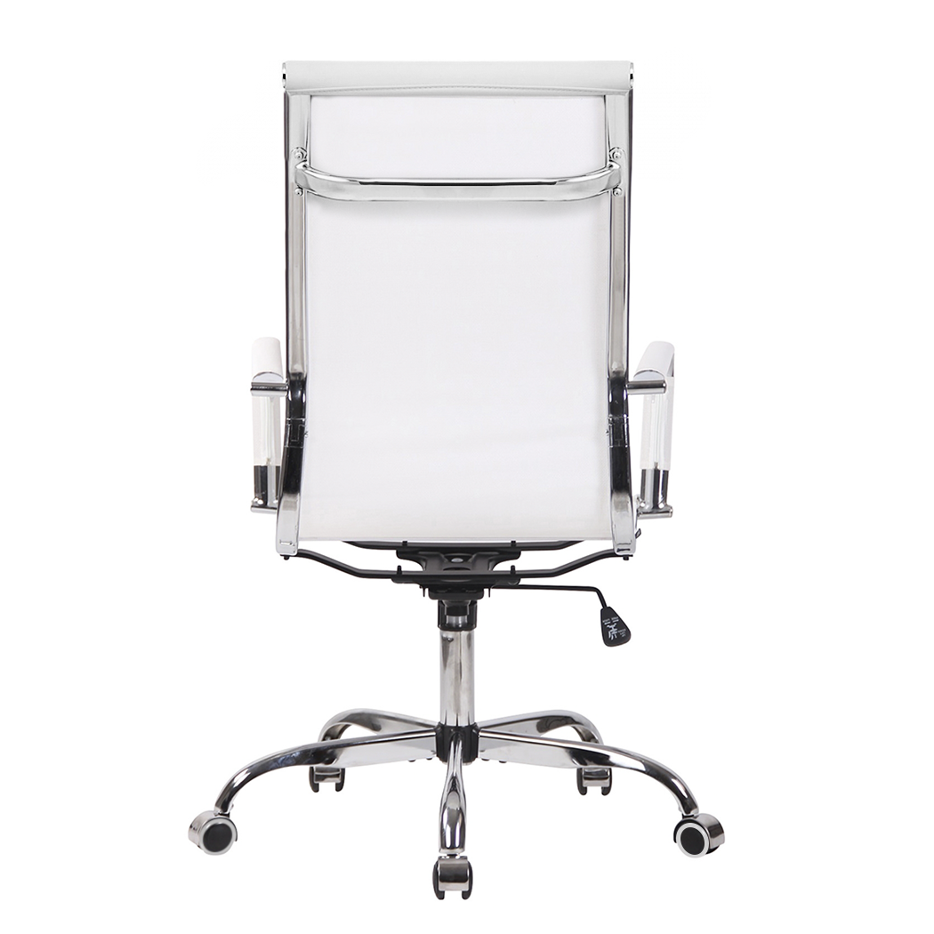 Chaise de bureau en maille à dossier haut RENZO avec accoudoirs