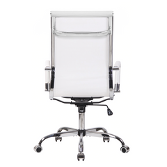 Chaise de bureau en maille à dossier haut RENZO avec accoudoirs