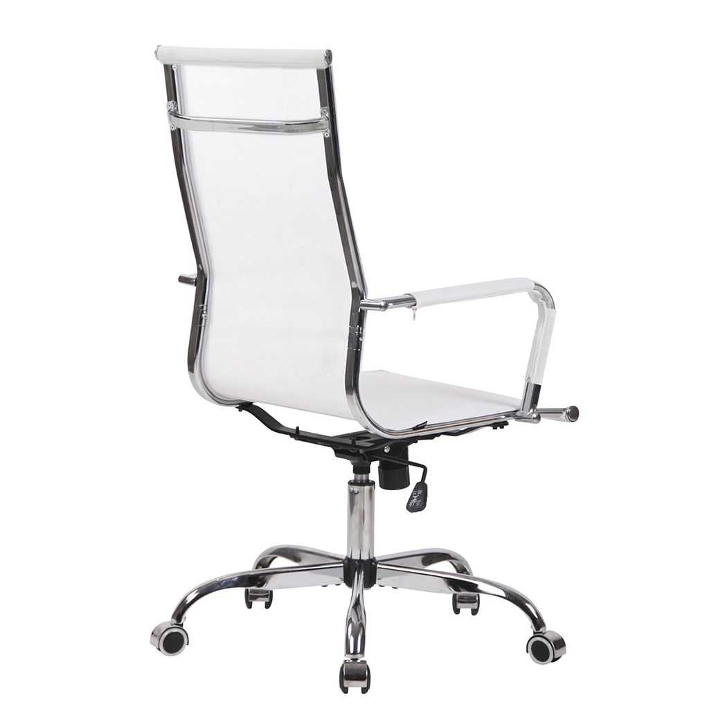 Chaise de bureau en maille à dossier haut RENZO avec accoudoirs