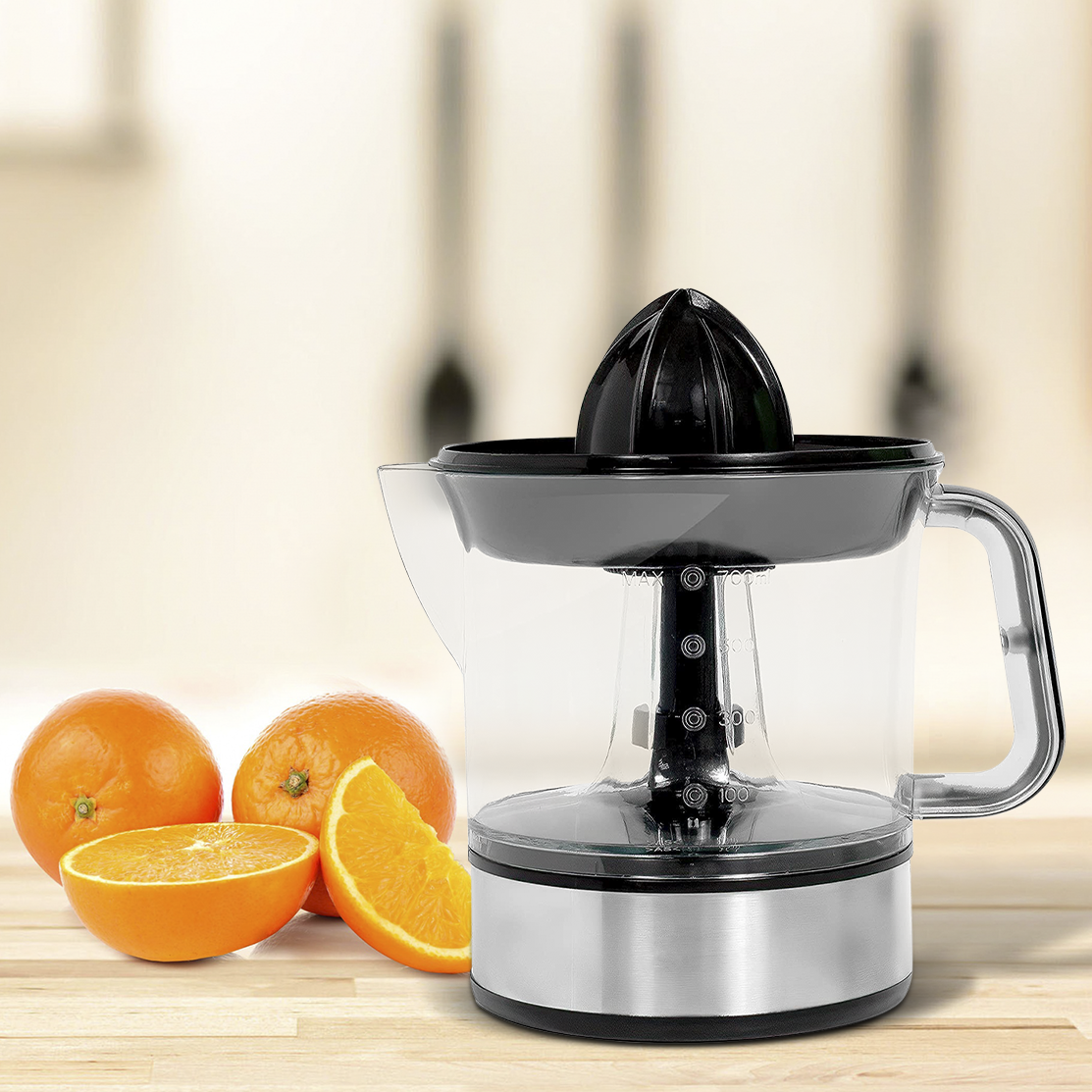 Presse-agrumes électrique JE-623D 45W Carafe 700ml et double cône en plastique