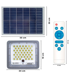 Phare LED 300W avec app Wi-Fi pour caméra surveillance à charge solaire Q-SX76