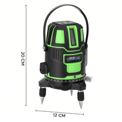 Niveau laser à nivellement automatique Faisceau vert horizontal multiligne 360°