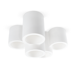 Applique murale en plâtre GS-5027 Plafonniers 5 cylindres GU10 à peindre