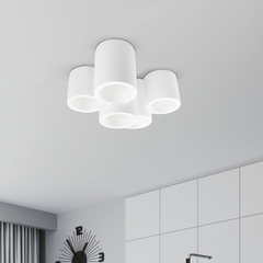 Applique murale en plâtre GS-5027 Plafonniers 5 cylindres GU10 à peindre