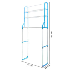 Étagère machine à laver organisateur étagères économiseur d'espace 67x23x151cm