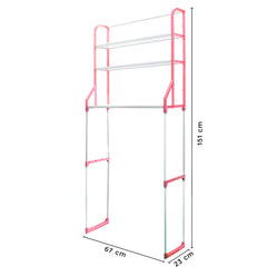 Étagère machine à laver organisateur étagères économiseur d'espace 67x23x151cm