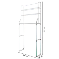 Étagère machine à laver organisateur étagères économiseur d'espace 67x23x151cm