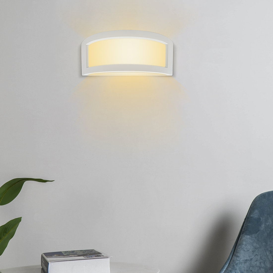 GS-5037 Applique Murale en Plâtre Double Emission R7S Attack Applique Murale LED