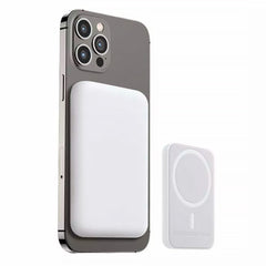 Power Bank magnétique sans fil 5000mAh 5V Chargeur portable pour smartphone