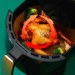 Air Fryer Papier Cuisson 500 pz Rondes 20cm Antiadhésives Et Enduites Silicone