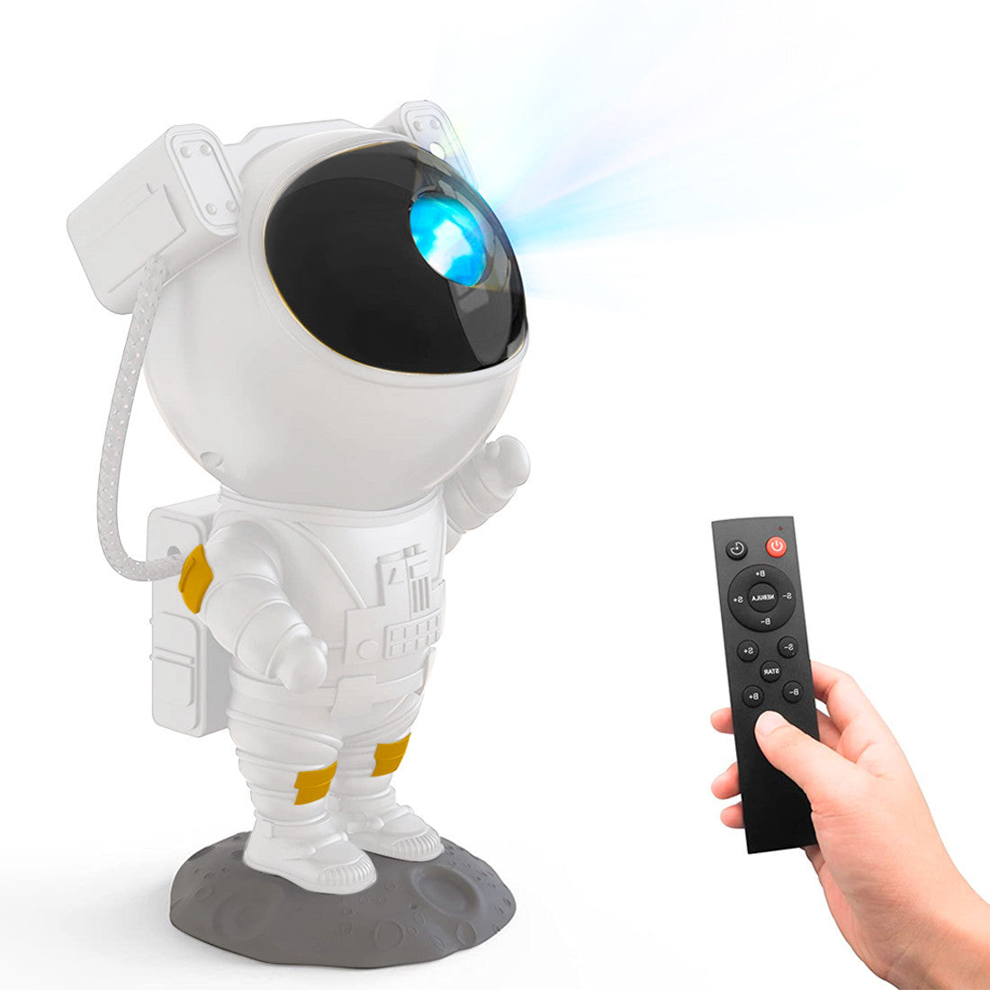 Projecteur LED astronaute étoiles et galaxies avec télécommande Enfants