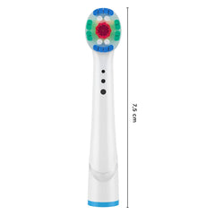 4 têtes compatibles avec la brosse à dents électrique Poils blanchissants 3D