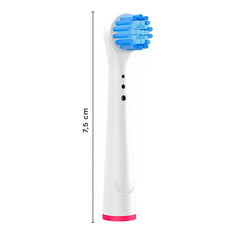 4 têtes de rechange compatibles brosse à dents électrique à poils souples