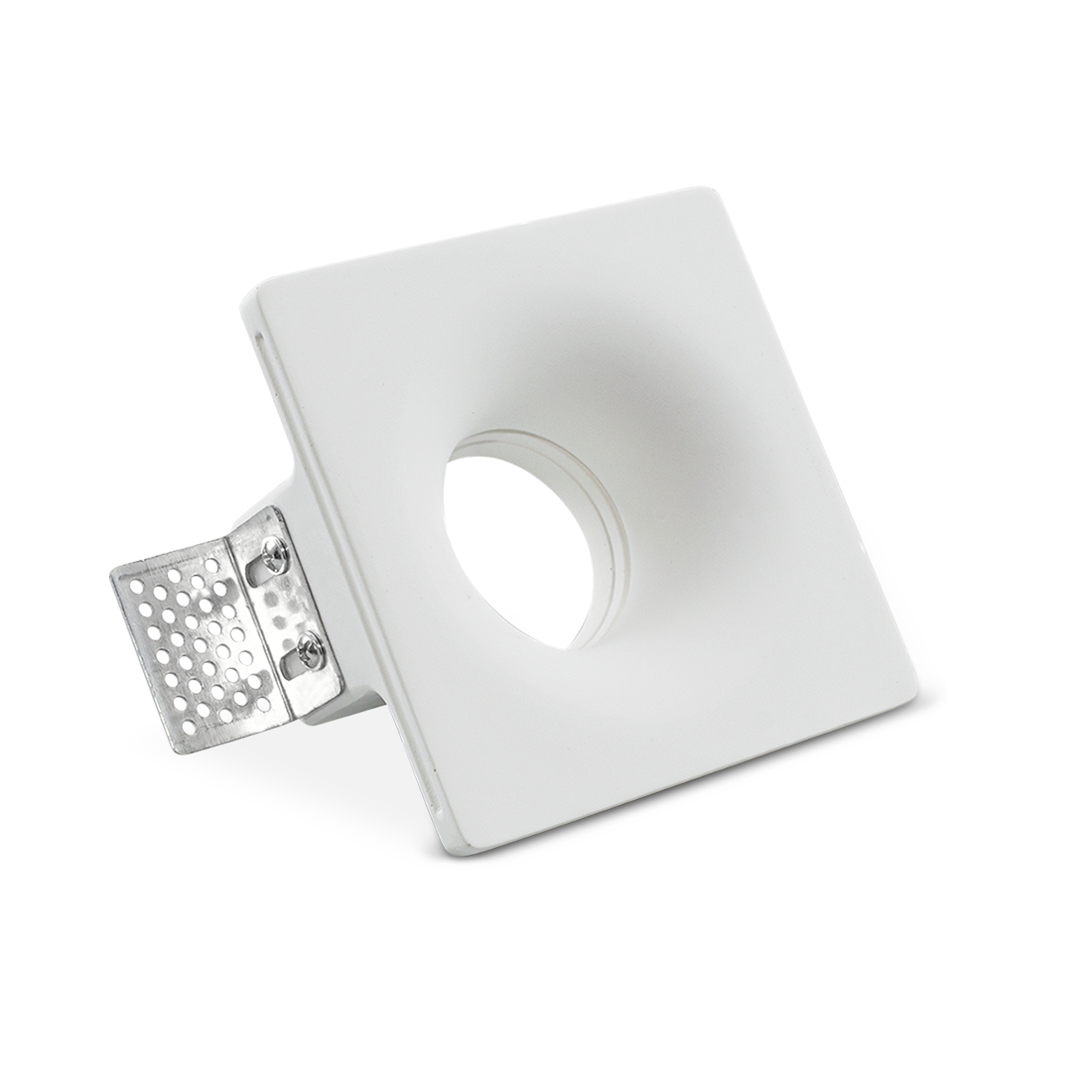 Douille en plâtre rétractable GS-5011 Square White Encastré GU10 Attack