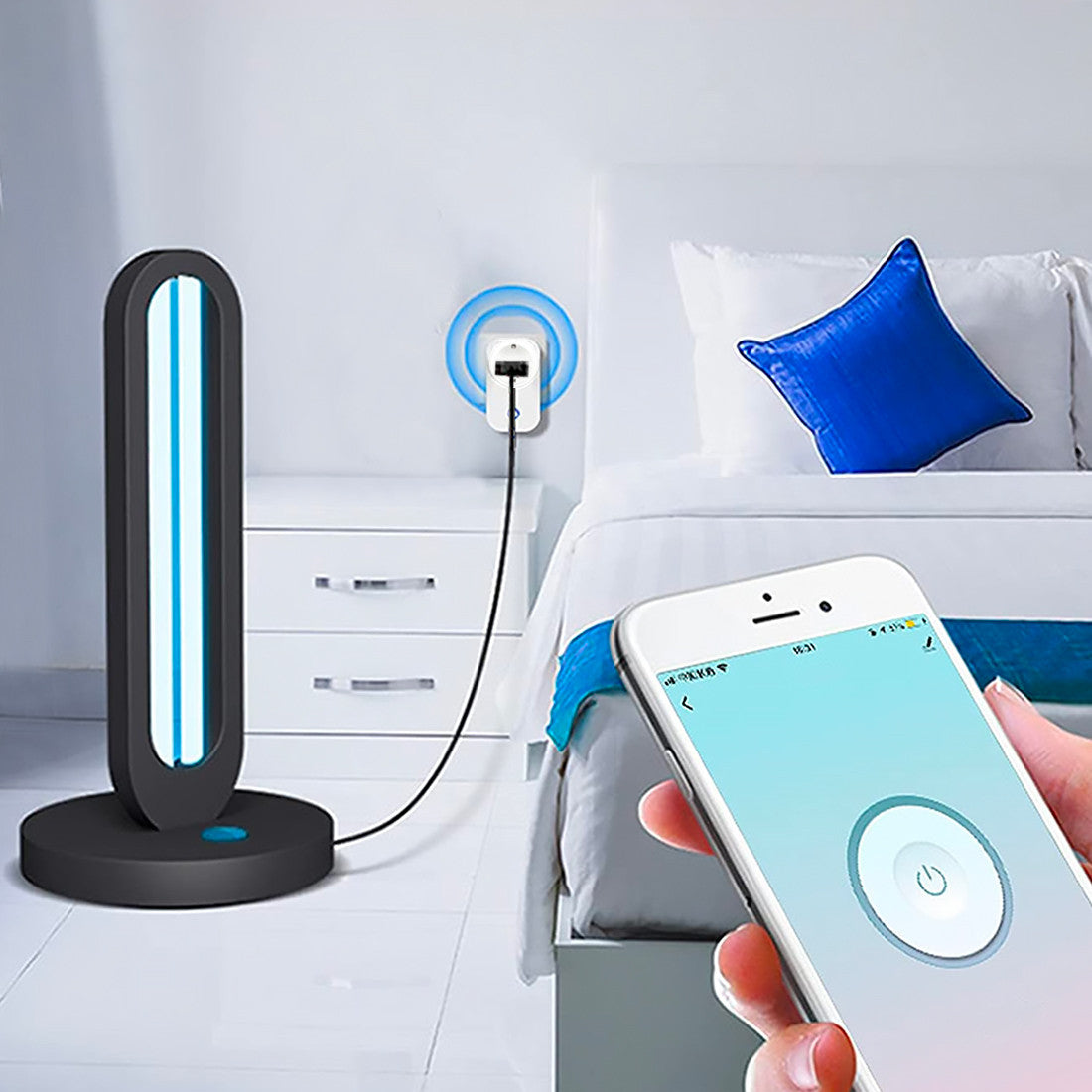 Smart plug Wi-Fi prise de courant sans fil télécommande et application