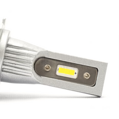 Lot de 2 ampoules LED M9 H7 pour voiture et moto, 1500LM 16W, lumière blanche