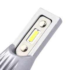 Lot de 2 ampoules LED M9 H7 pour voiture et moto, 1500LM 16W, lumière blanche