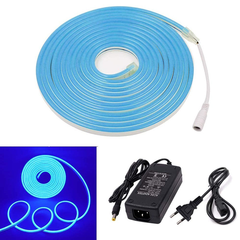 Bande LED néon flexible 5m avec 120 lumières LED pour intérieur et extérieur