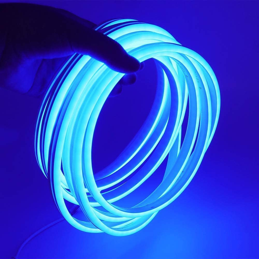 Bande LED néon flexible 5m avec 120 lumières LED pour intérieur et extérieur