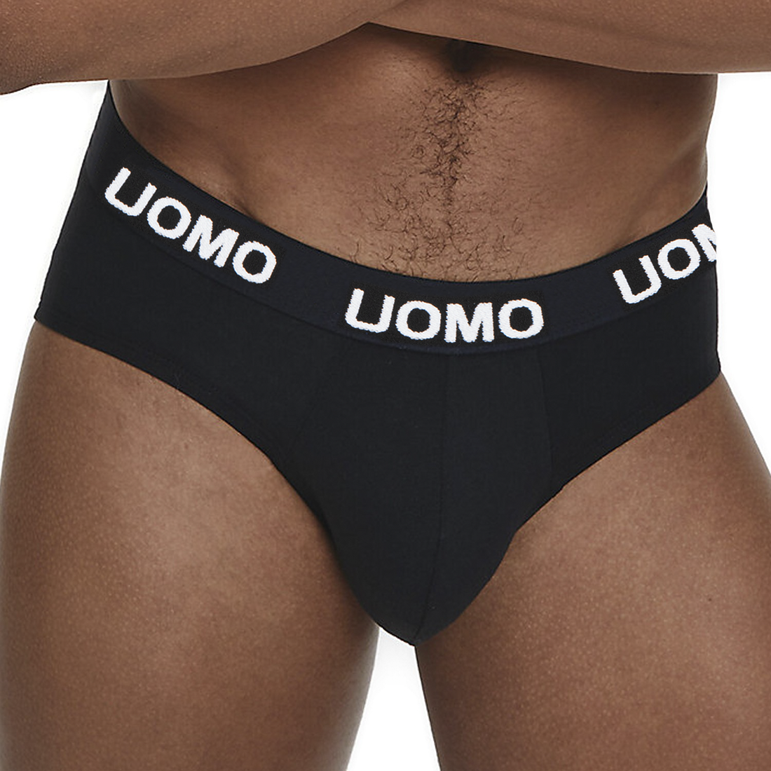 Slips pour hommes B-0021 mod. NIKI coton uni avec bande élastique