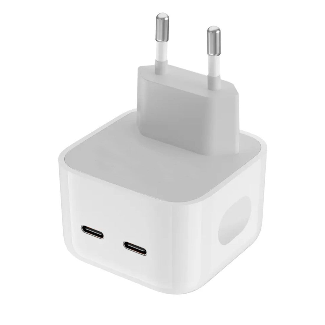 Adaptateur de charge double pour smartphone avec ports USB-C+C de 35W