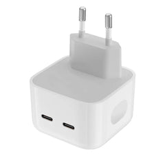 Adaptateur de charge double pour smartphone avec ports USB-C+C de 35W