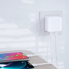 Adaptateur de charge double pour smartphone avec ports USB-C+C de 35W
