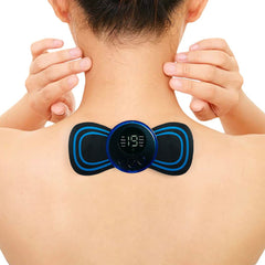 Mini Masseur Cervical Électrique Rechargeable Polyvalent avec 8 Modes