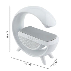 Lampe de chargement sans fil Bluetooth 5.0 LED pour smartphone radio AUX USB TF