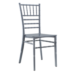 Pack 4 chaises Chiavari vintage grises Chaise Chiavarina Catering au classique