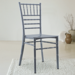 Pack 4 chaises Chiavari vintage grises Chaise Chiavarina Catering au classique