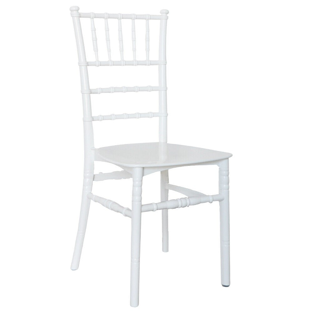 Ensemble6 chaises Chiavari blanches chaise vintage pour réception ou la maison