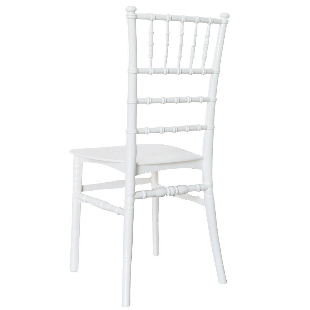 Ensemble6 chaises Chiavari blanches chaise vintage pour réception ou la maison