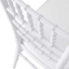 Ensemble6 chaises Chiavari blanches chaise vintage pour réception ou la maison